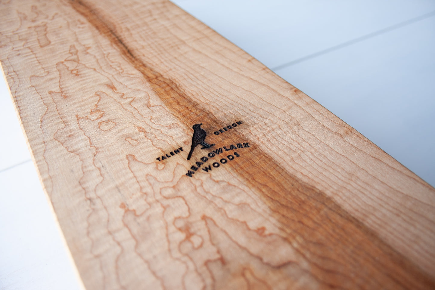 #109- Curly Hard Rock Maple Serving Board