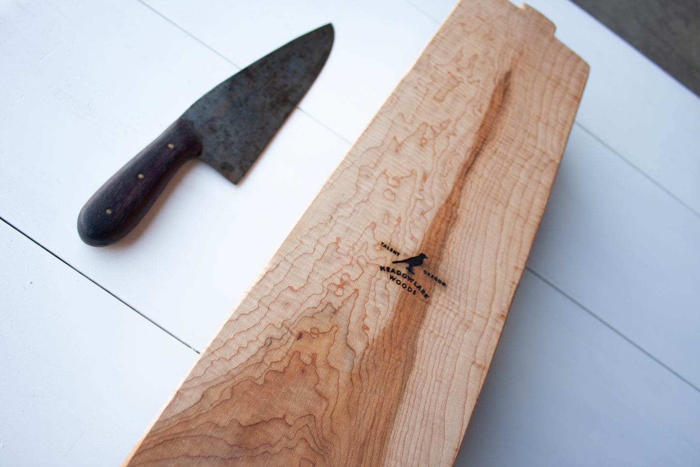 #109- Curly Hard Rock Maple Serving Board