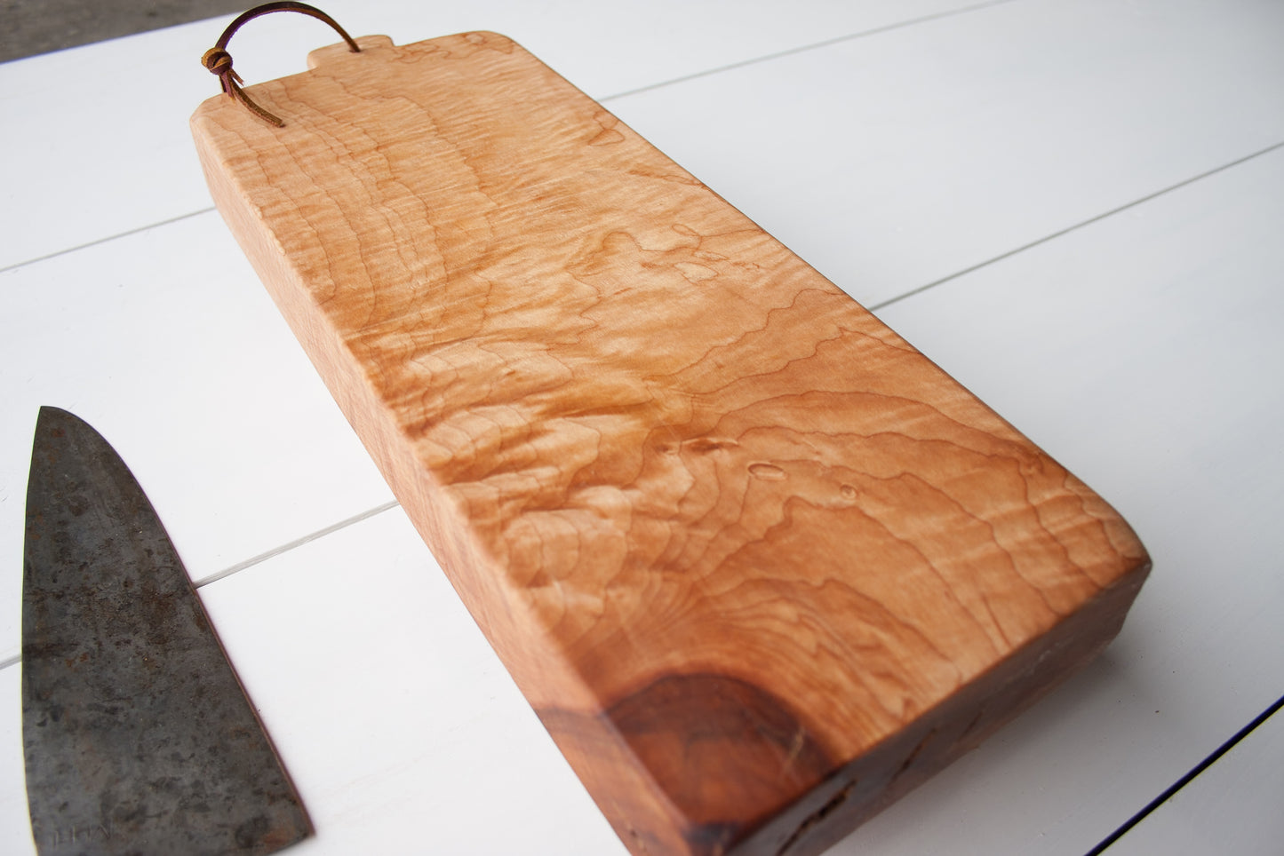 #121- Curly Hard Rock Maple Serving Board
