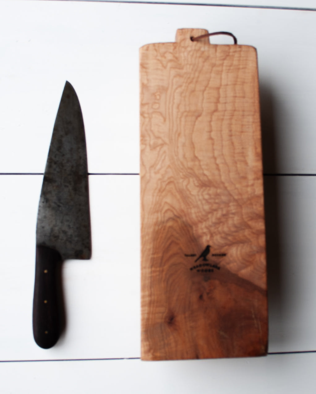 #121- Curly Hard Rock Maple Serving Board