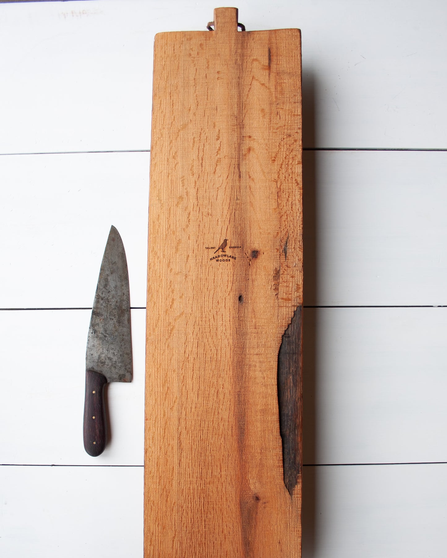 #126- Reclaimed Oak Serving Board