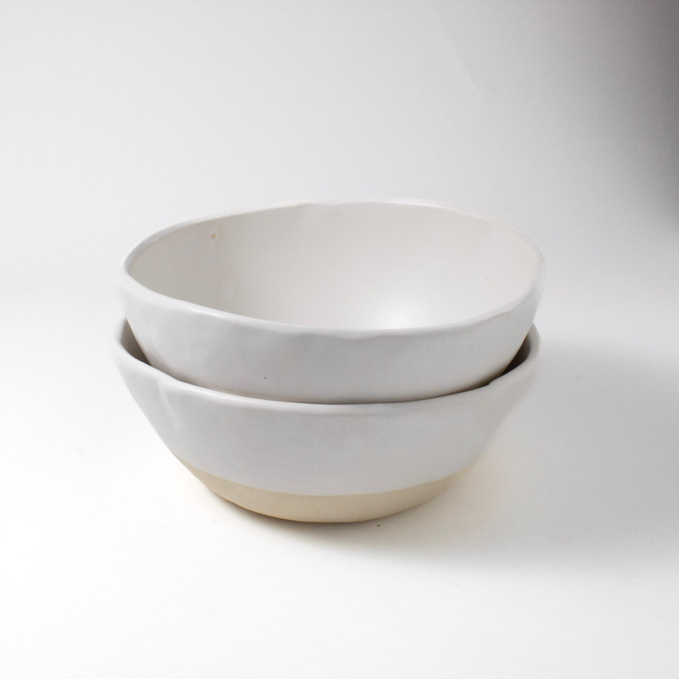 White Matte Porridge Bowl|Seconds Sale 40% Off
