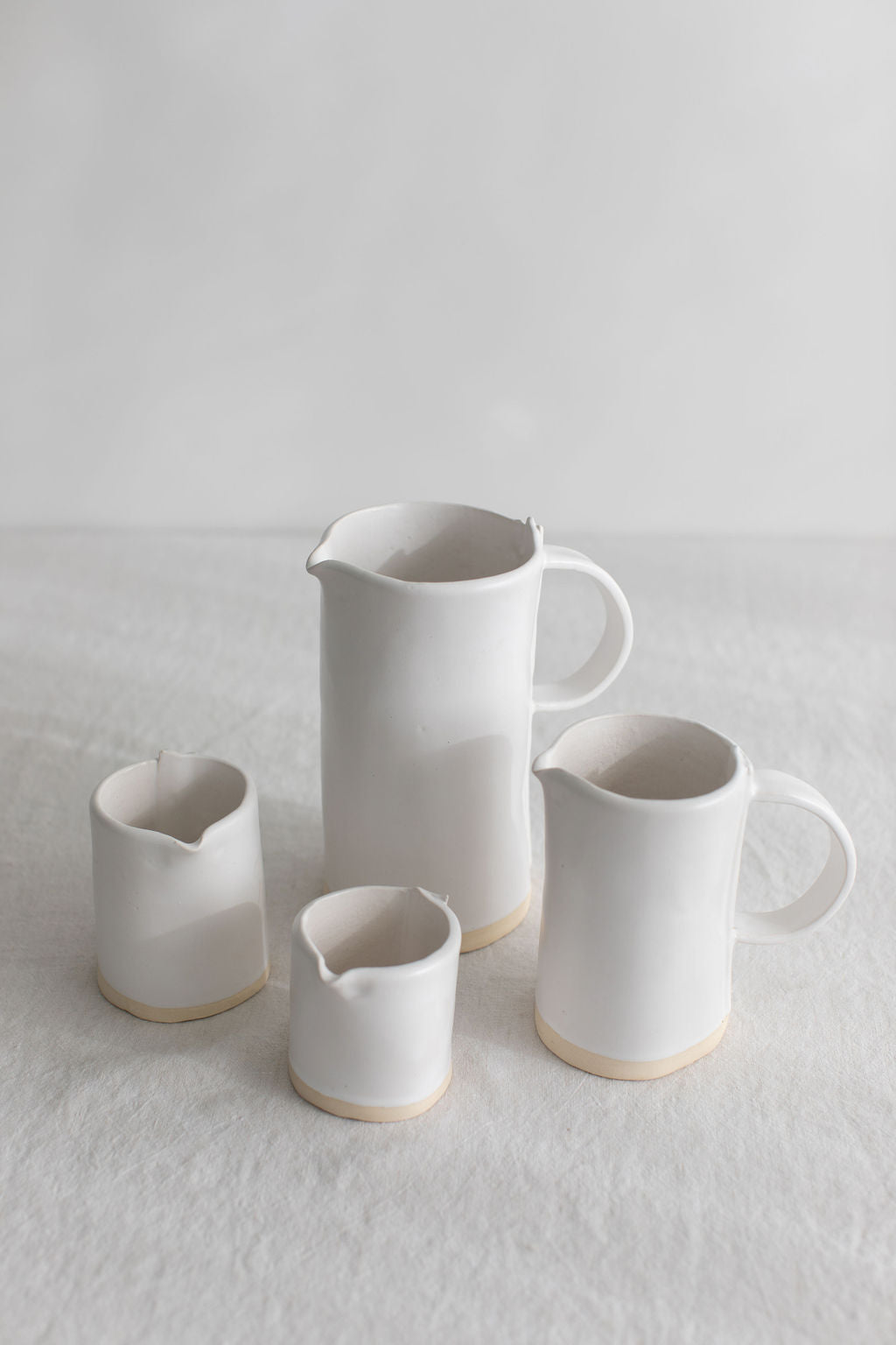 White Matte Pitchers