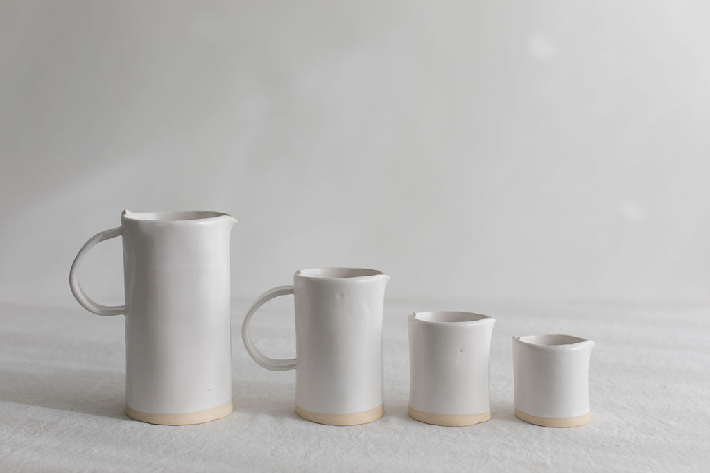 White Matte Pitchers
