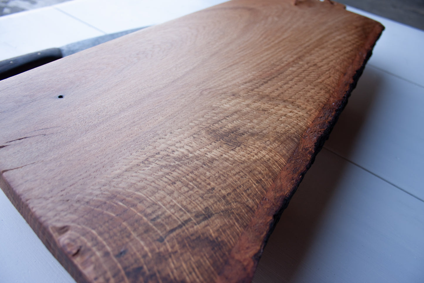 #412- California Black Honey Oak Serving Board