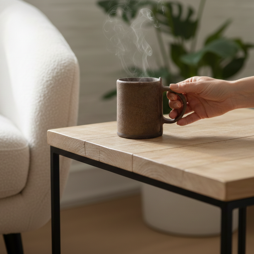 Leather Mug