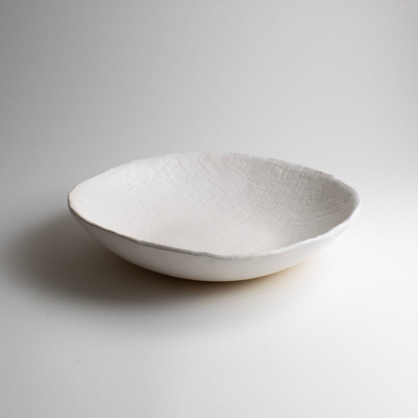 White Linen Serving Bowls