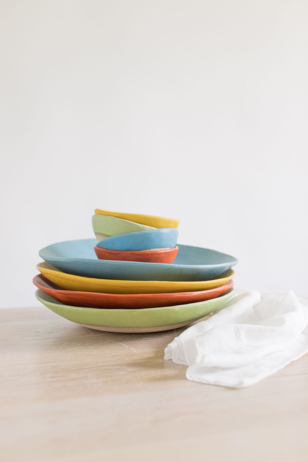 Vintage Colors Pasta Bowls