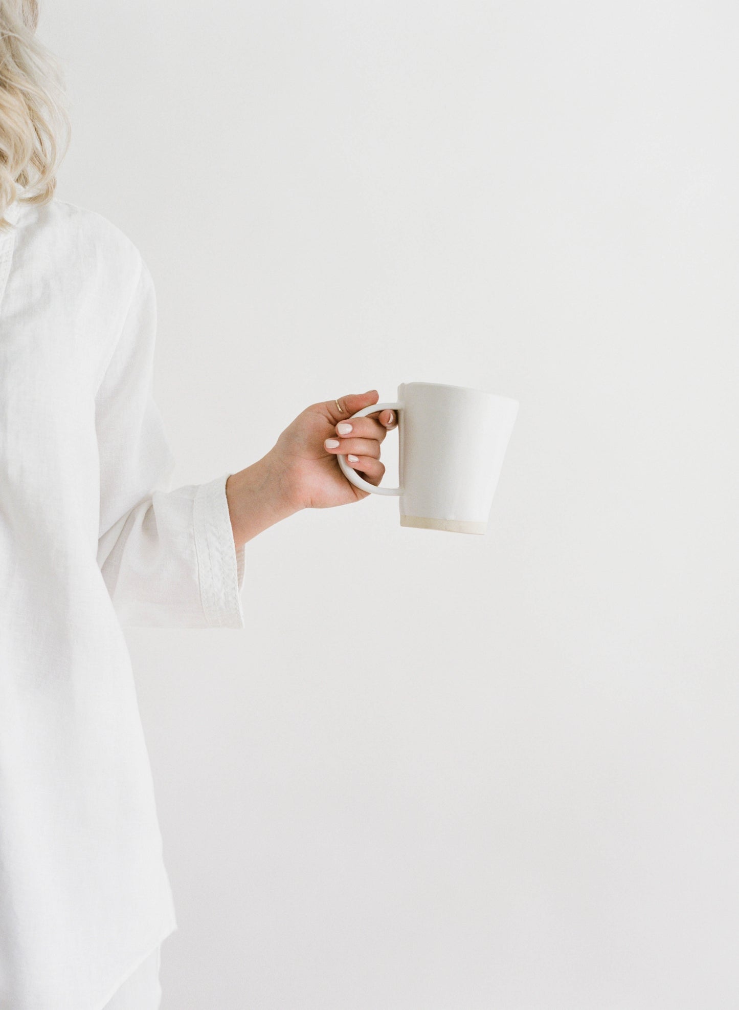 White Matte Flare Mug