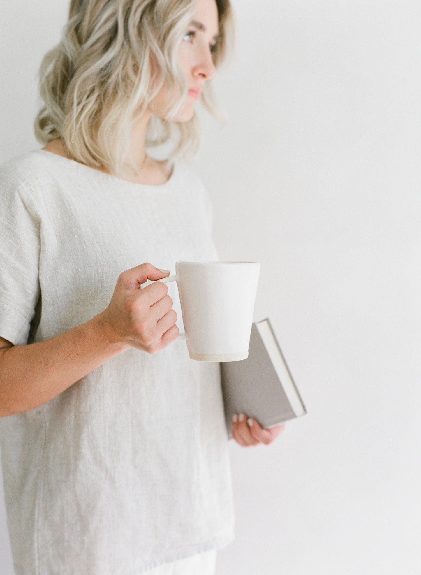 White Matte Flare Mug