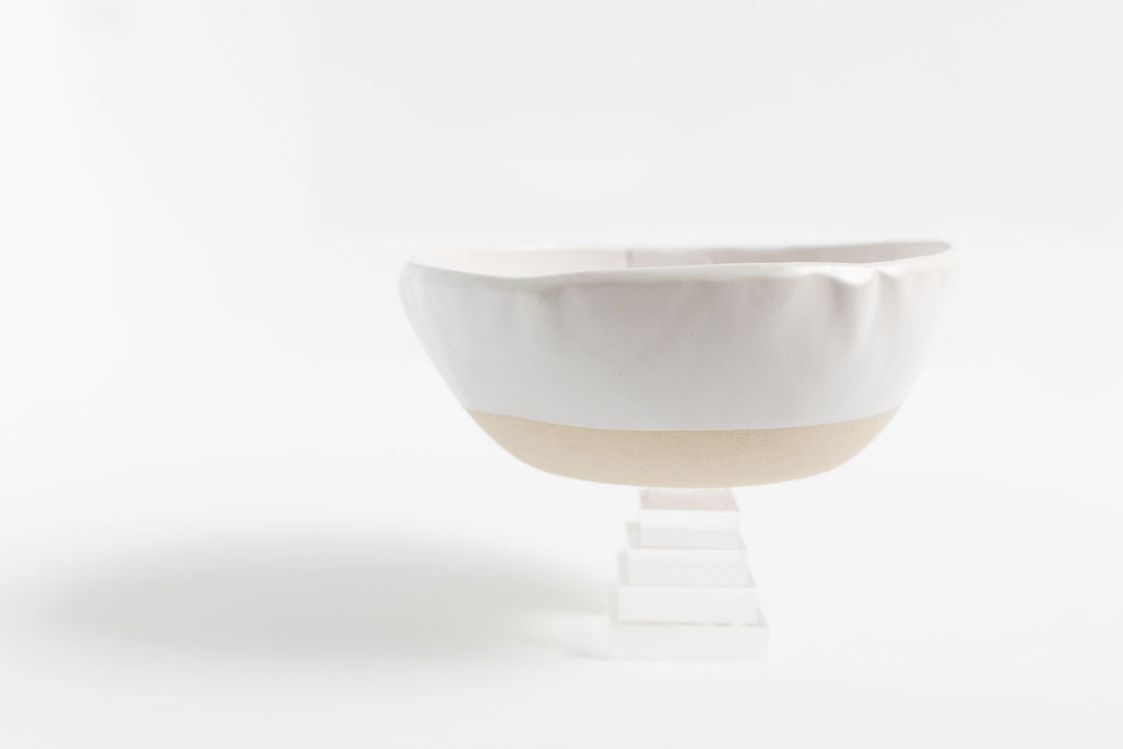 White Matte Porridge Bowl