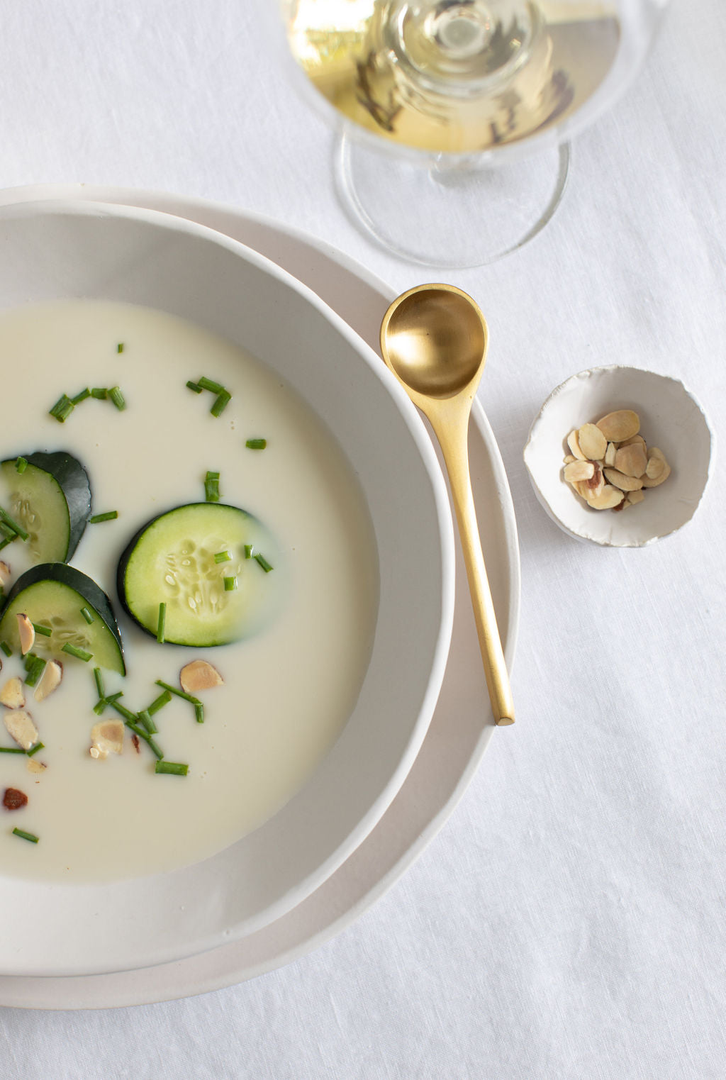 White Matte Porridge Bowl
