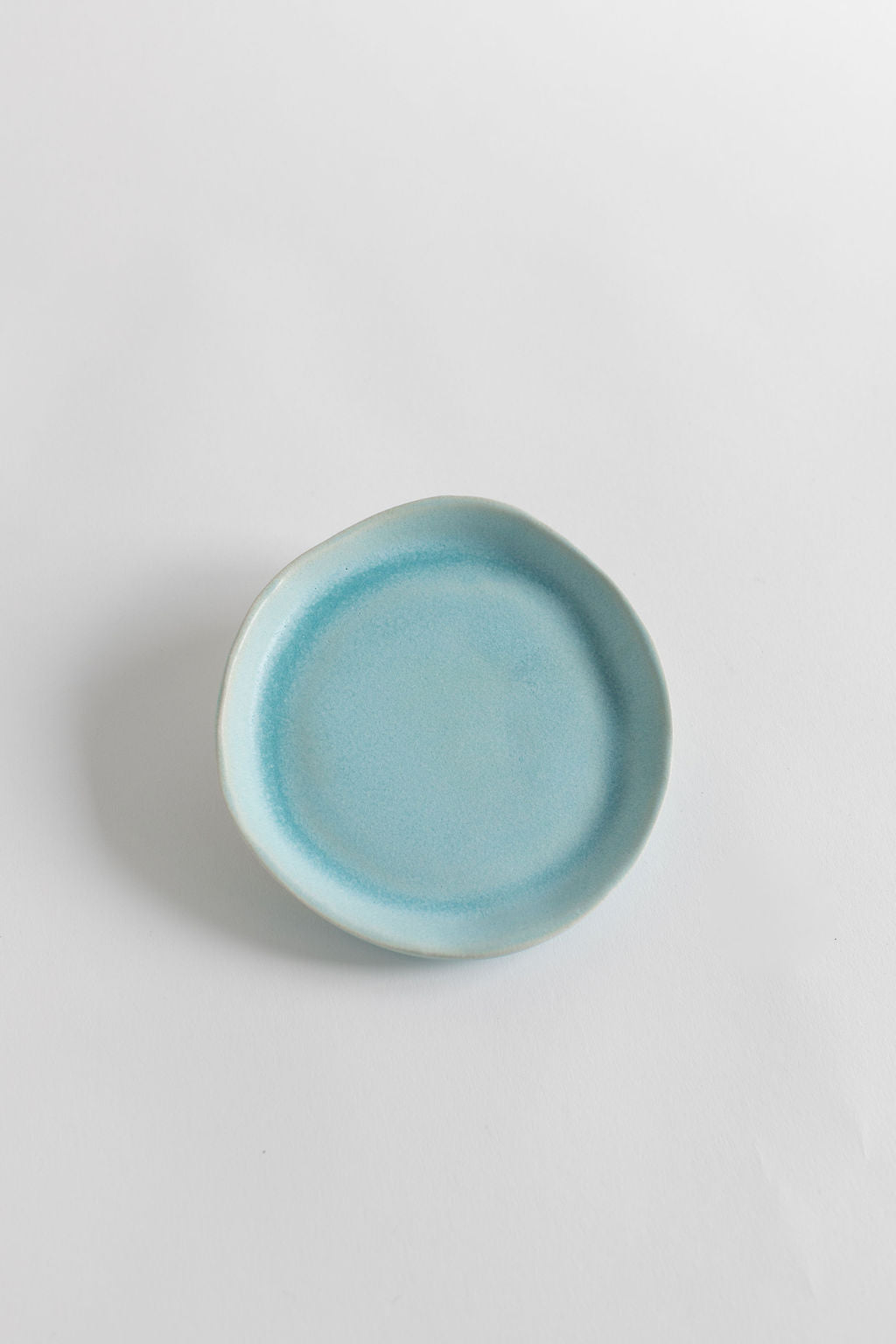 Aqua Matte Hors D'Ouevre Plate