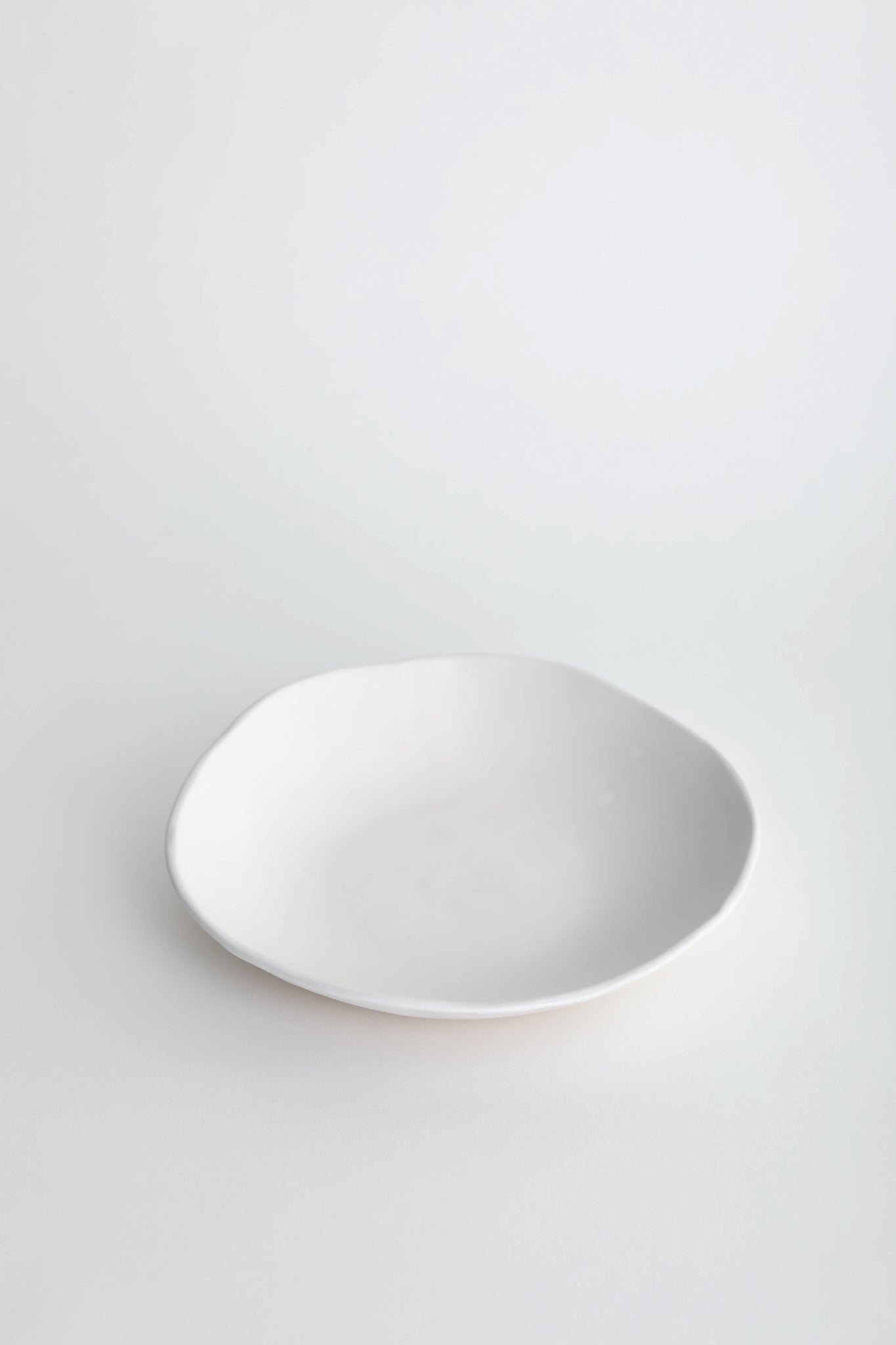 White Matte Pasta Bowl