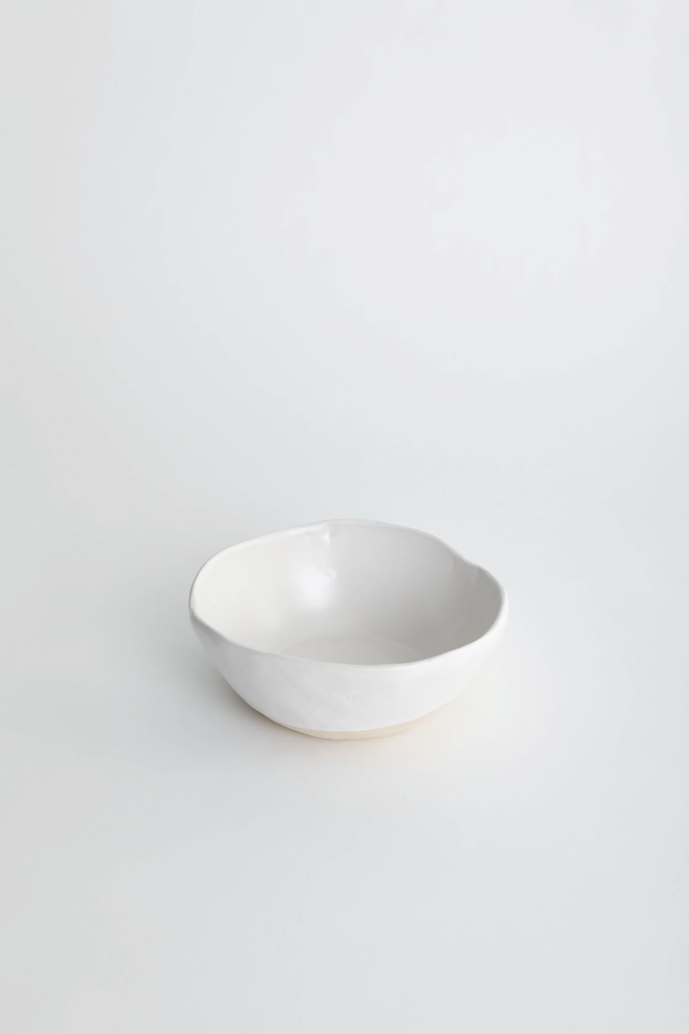 tagliaferro ceramics white matte ceramic bowl