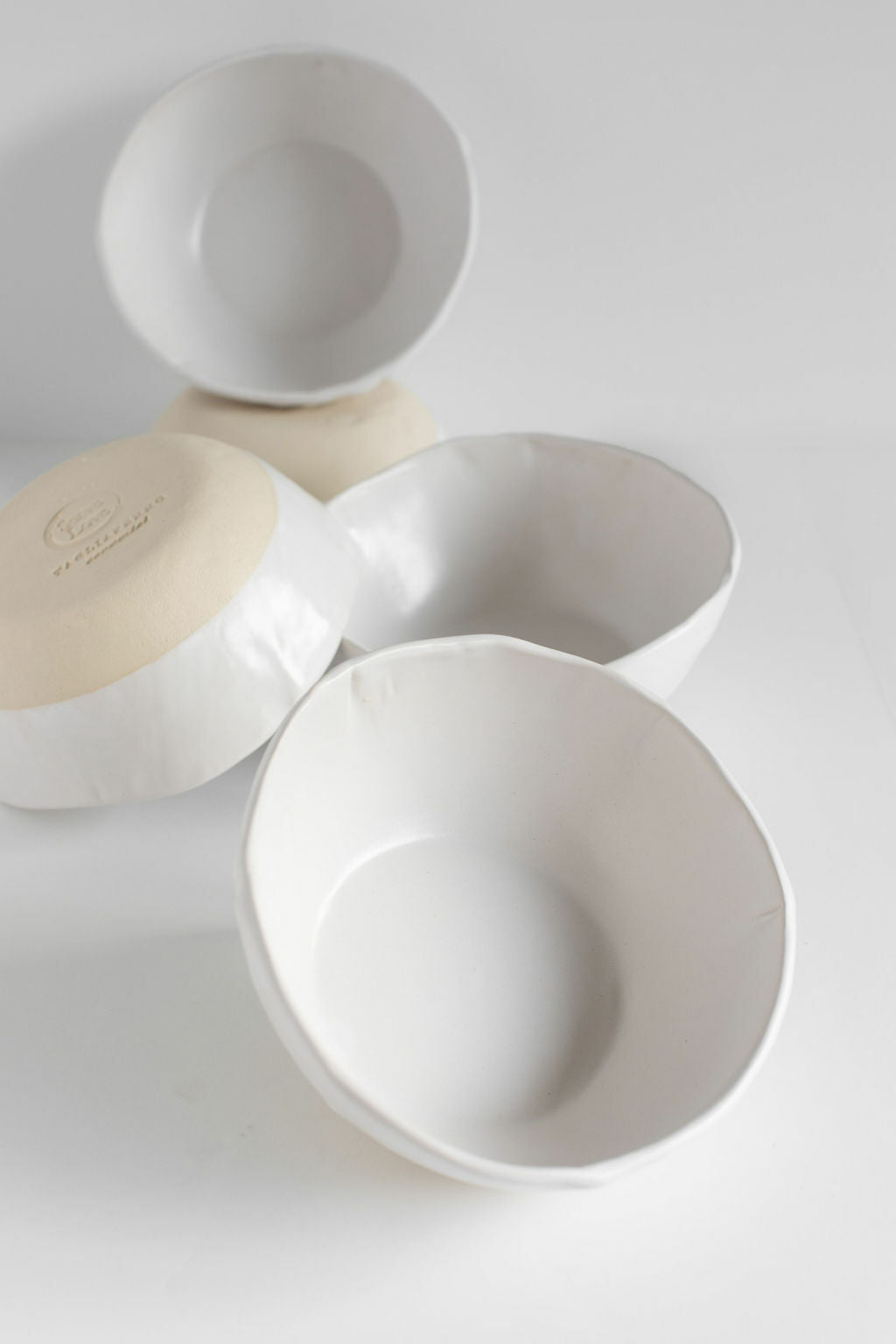 White Matte Porridge Bowl