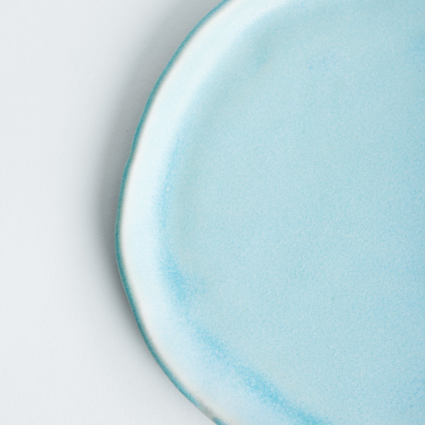 Aqua Matte Salad Plate