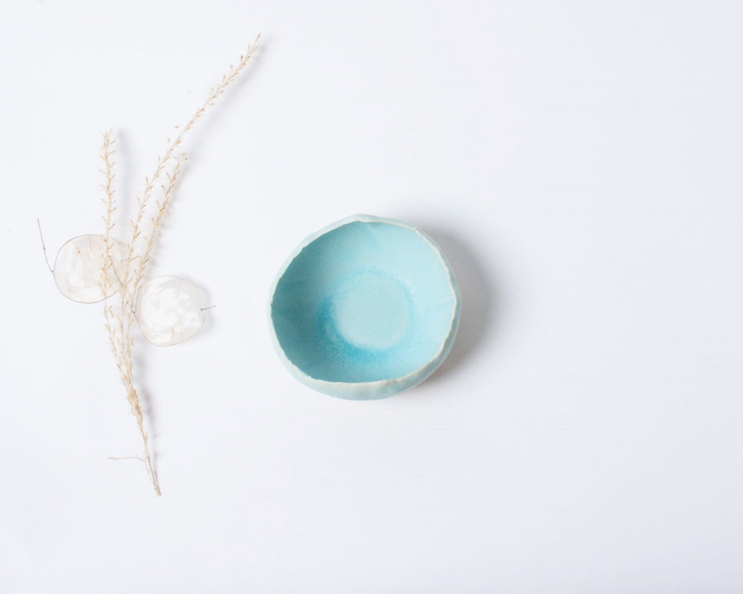 Aqua Matte Large Spice Dish