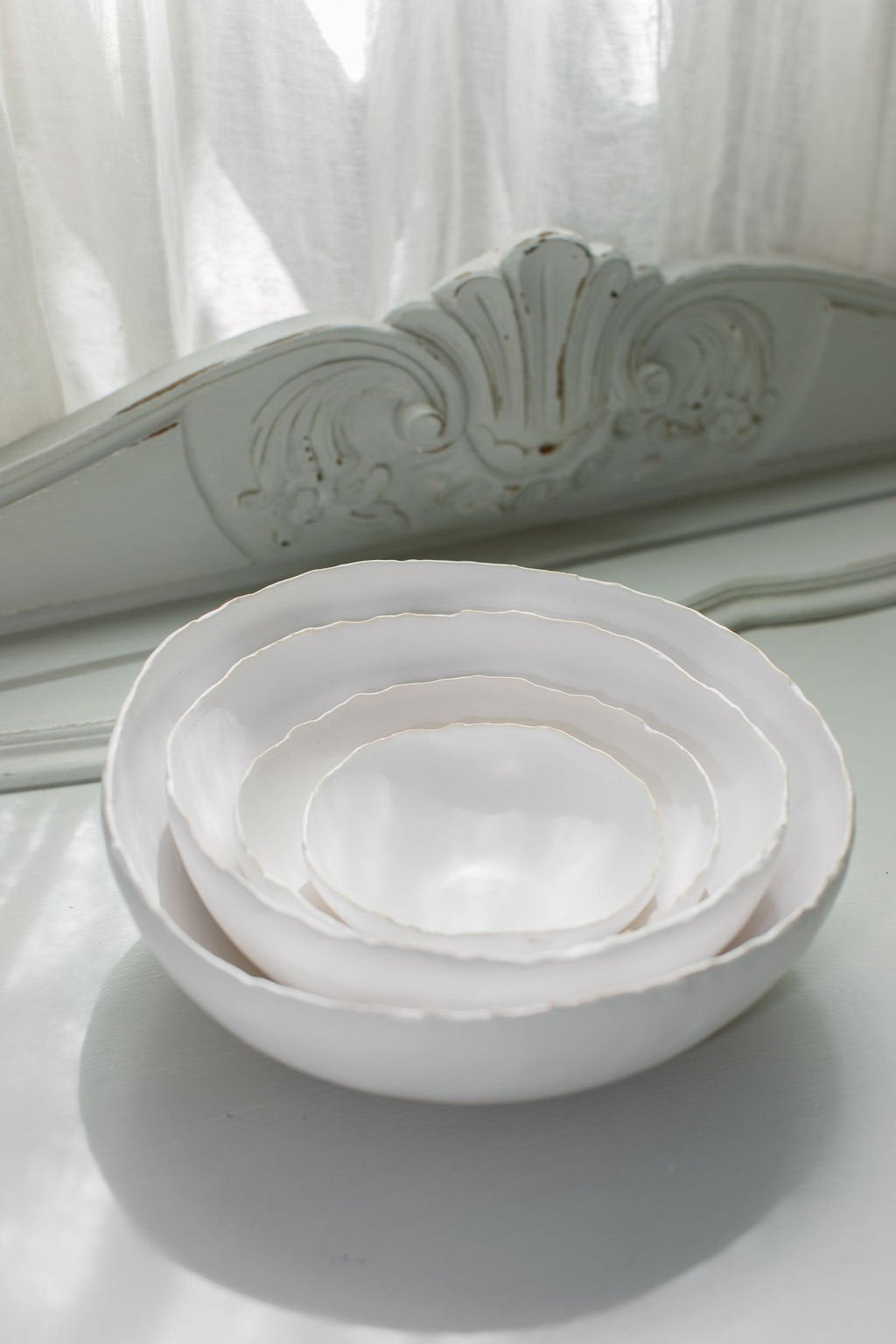 tagliaferro ceramics unique luxury wedding gifts, handmade ceramic flutter bowls