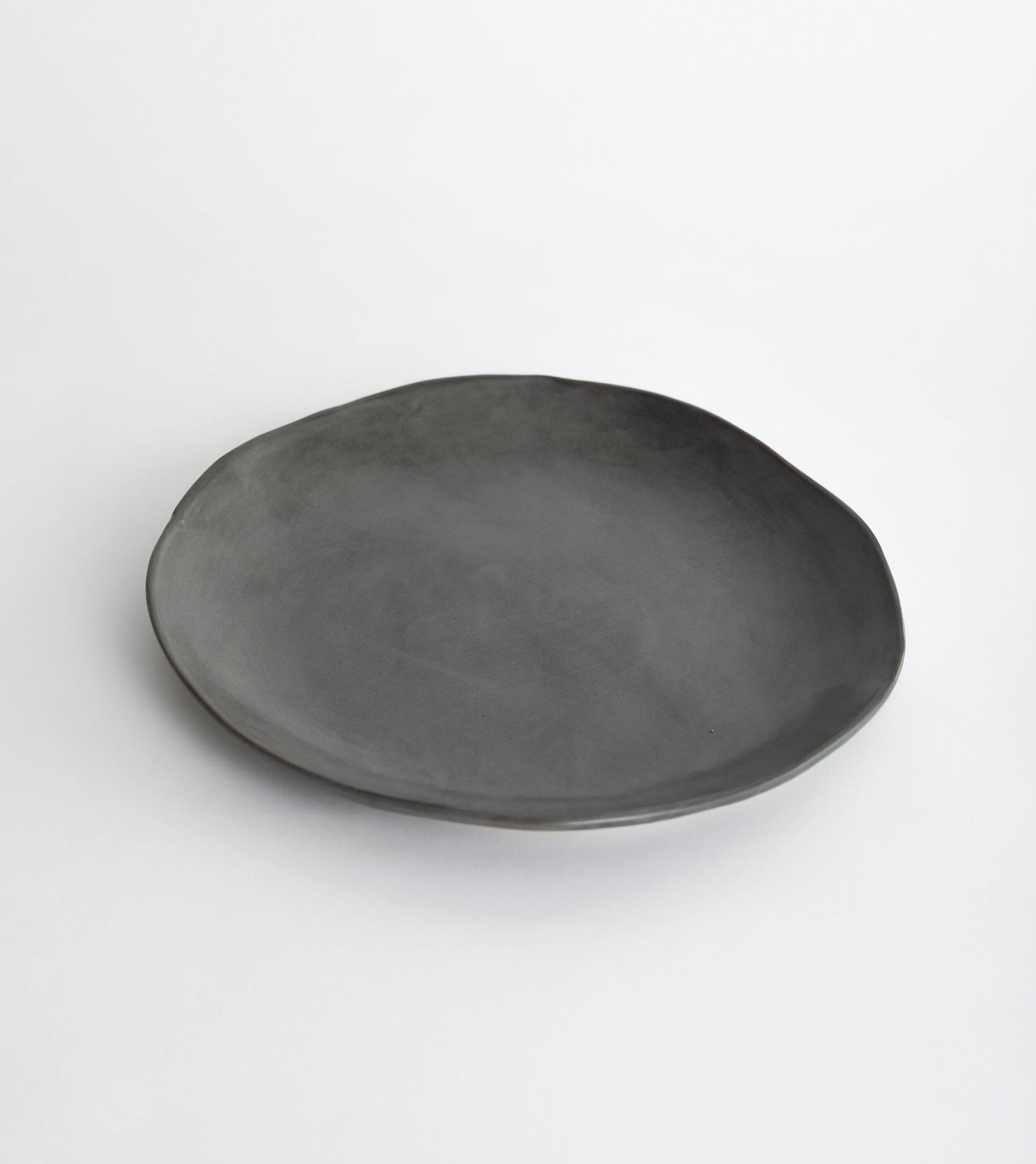 Charcoal Shino Dinner Plate