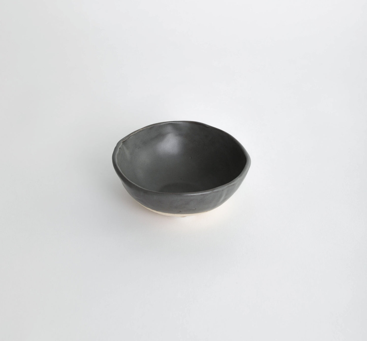 Charcoal Shino Ice Cream Bowl