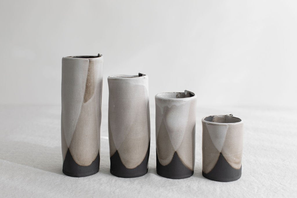 Rustic Pour Over Vases