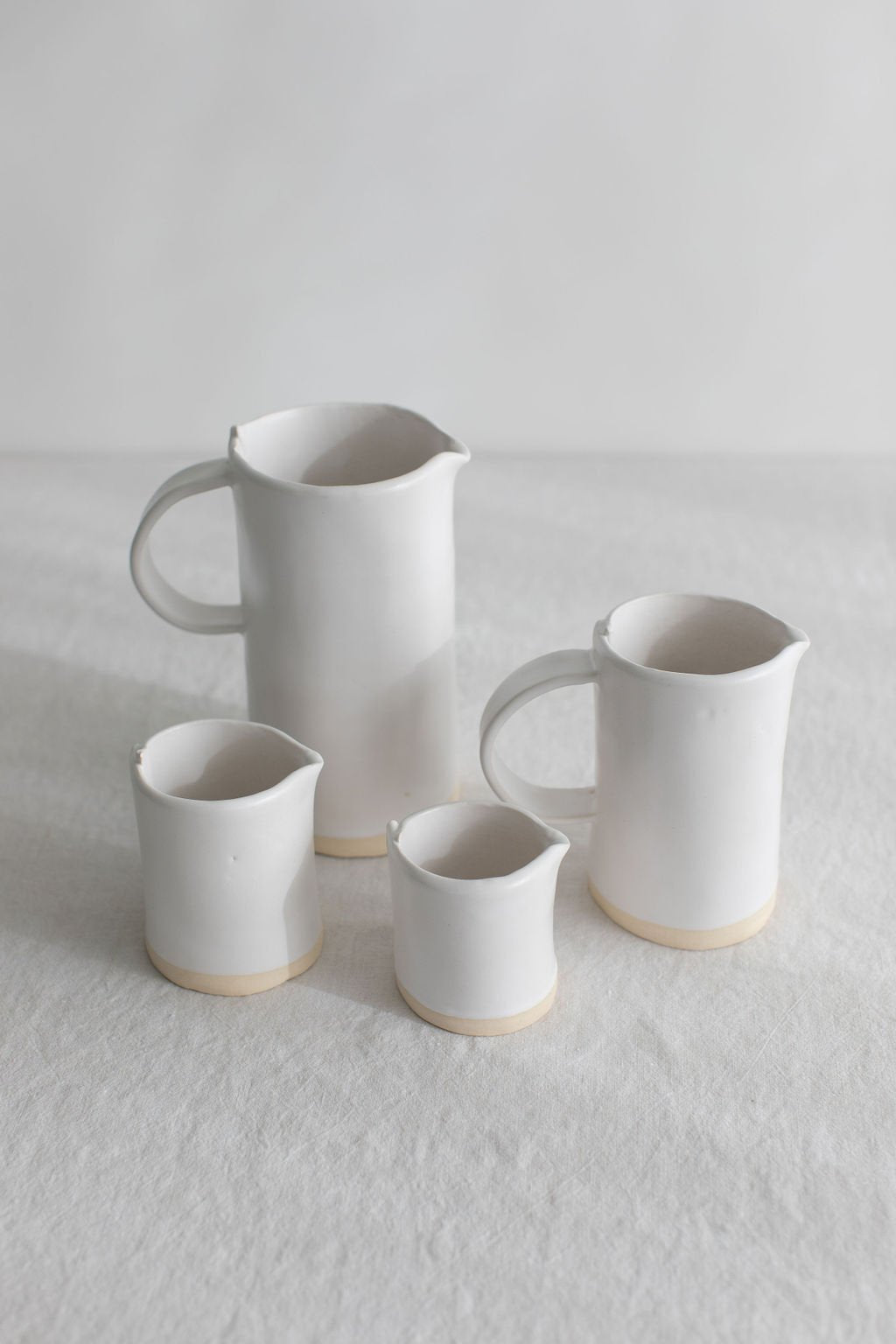 White Matte Pitchers