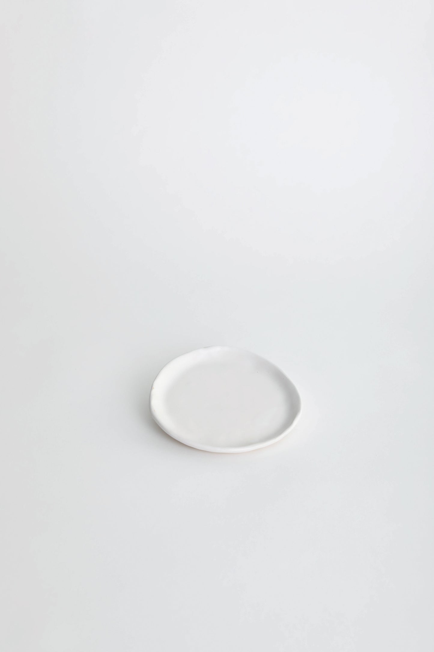 White Matte Hors D'Ouevre Plate
