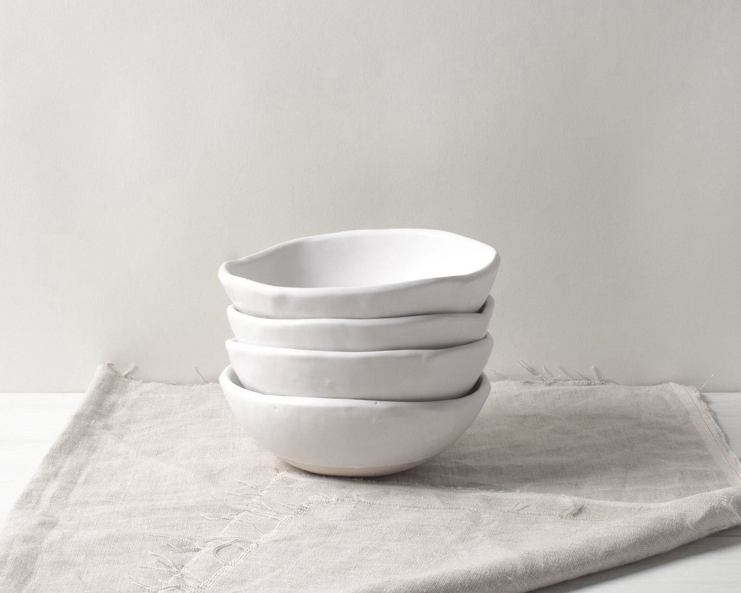 White Matte Ice Cream Bowl