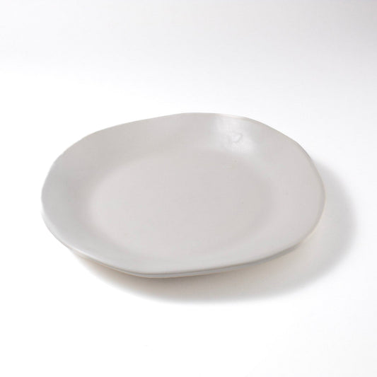 White Matte Dessert Plate|Seconds Sale 40% Off