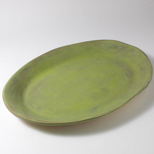 Vintage Moss Medium Oval Serving Platter|Seconds Sale 30%