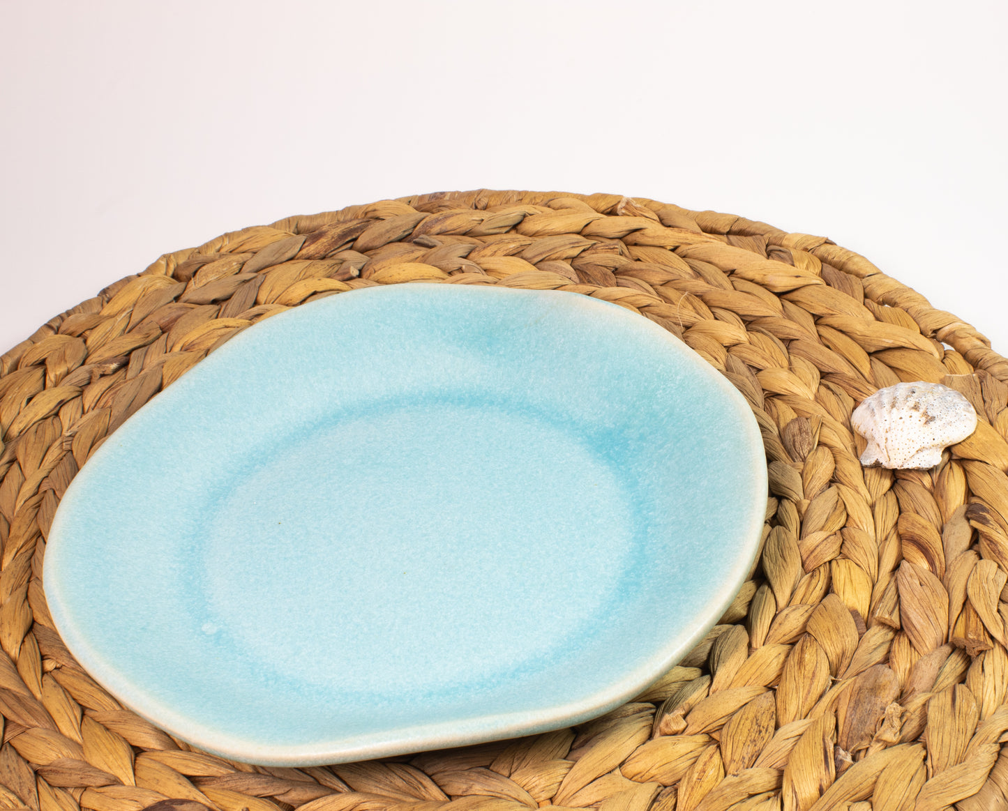 Aqua Matte Dessert Plate