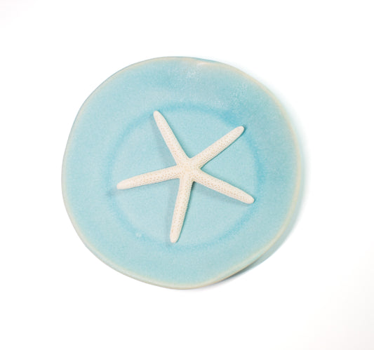 Aqua Matte Dessert Plate