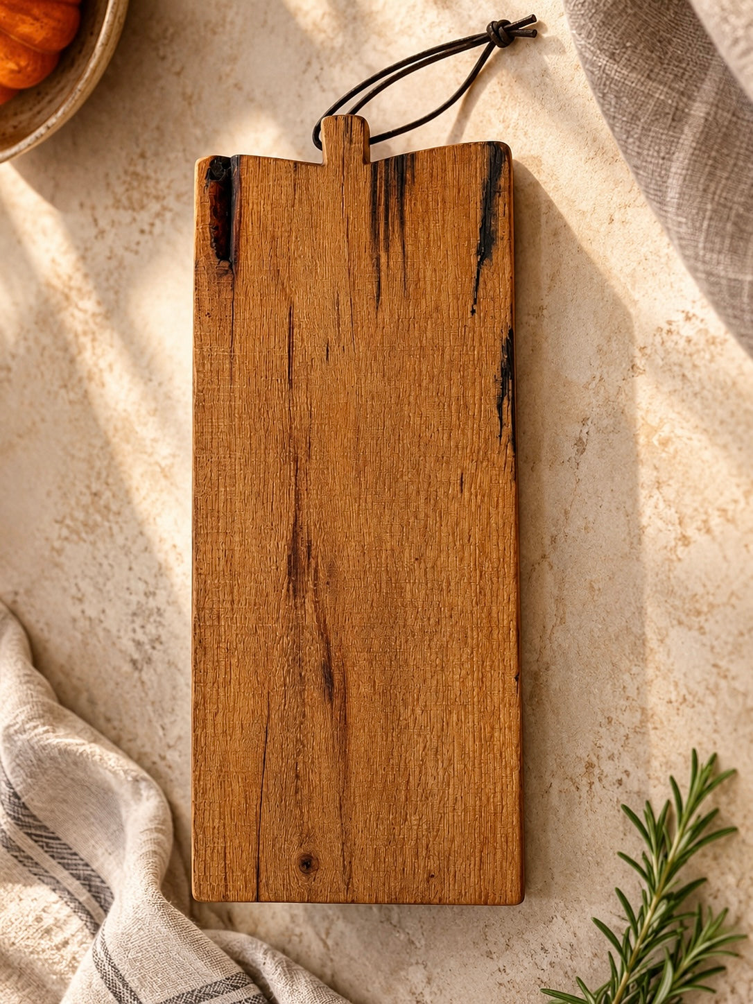 #172- Black Honey Oak Serving Board