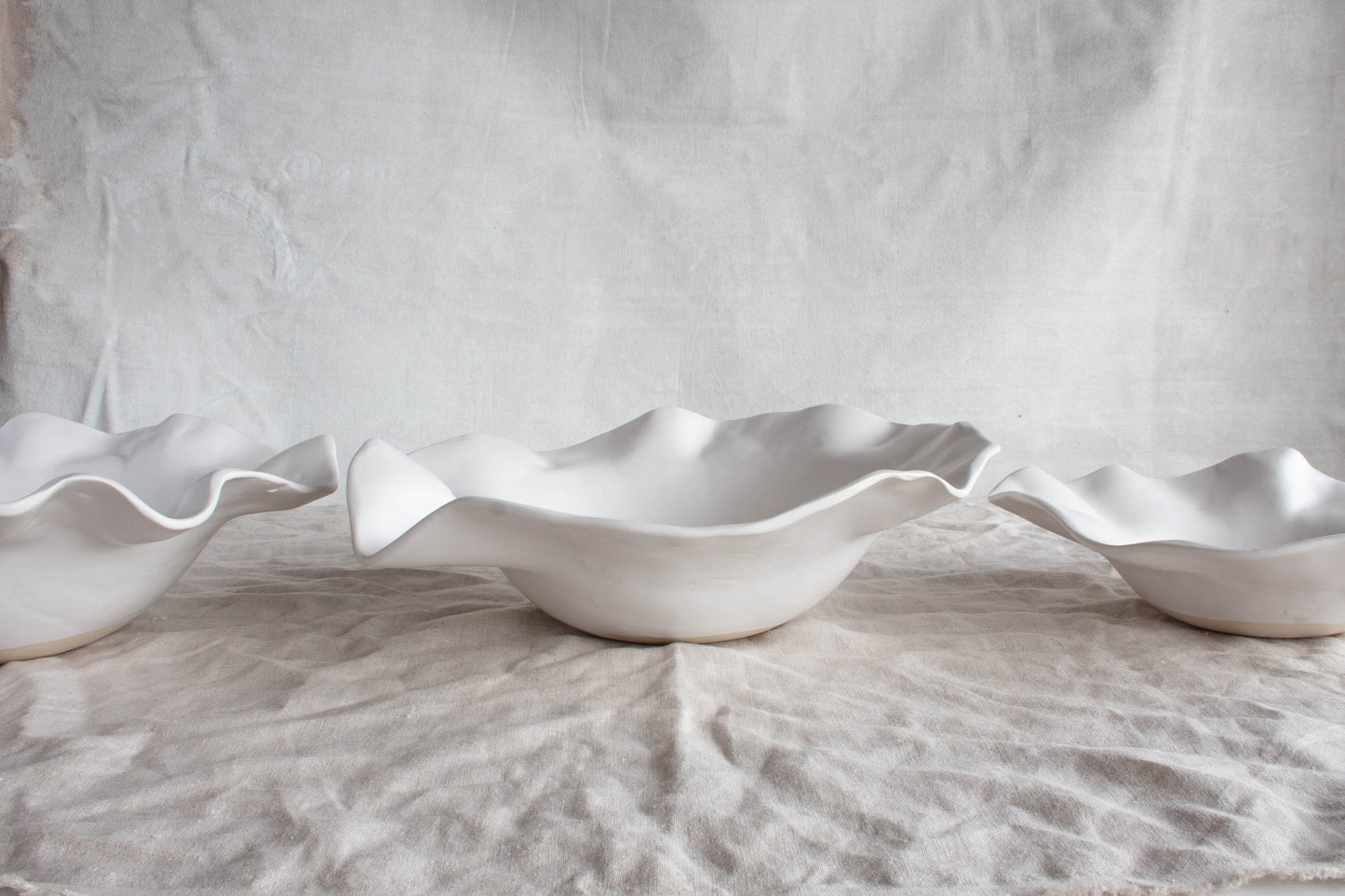 tagliaferro ceramics unique luxury wedding gifts white matte serving bowls