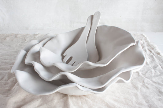 tagliaferro ceramics luxury wedding gifts for couples white matte ceramic serving bowls