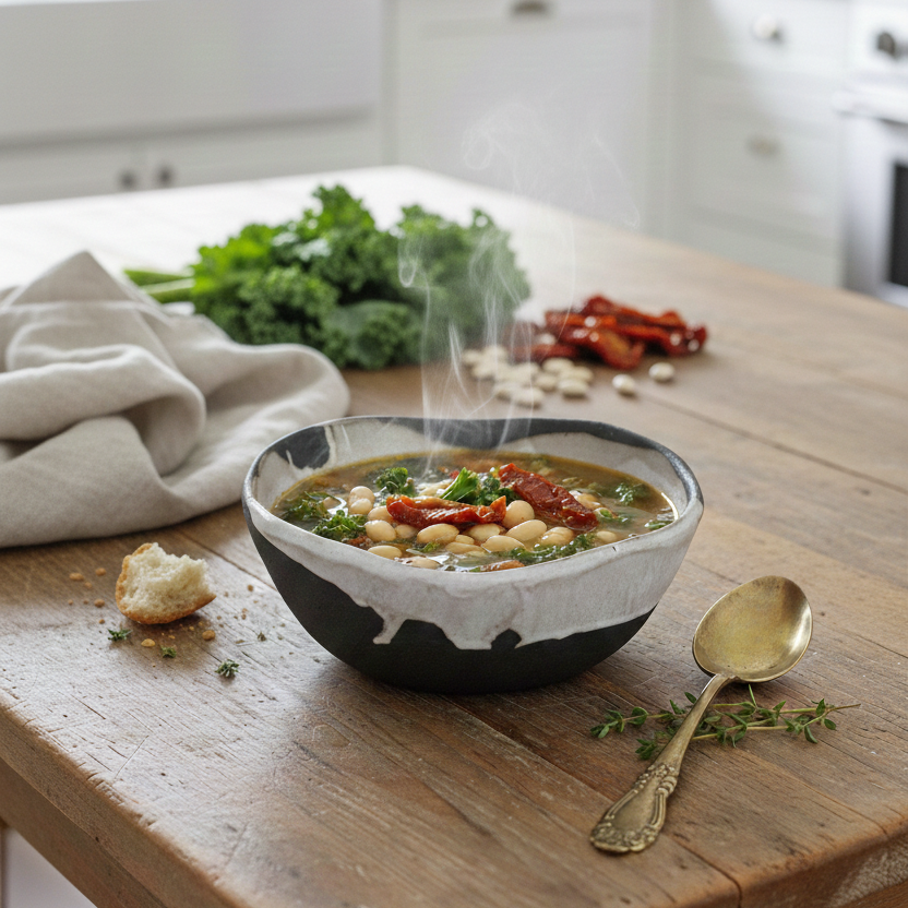 Rustic Pour Over Poridge Bowl, Tagliaferro Ceramics, Serve Love