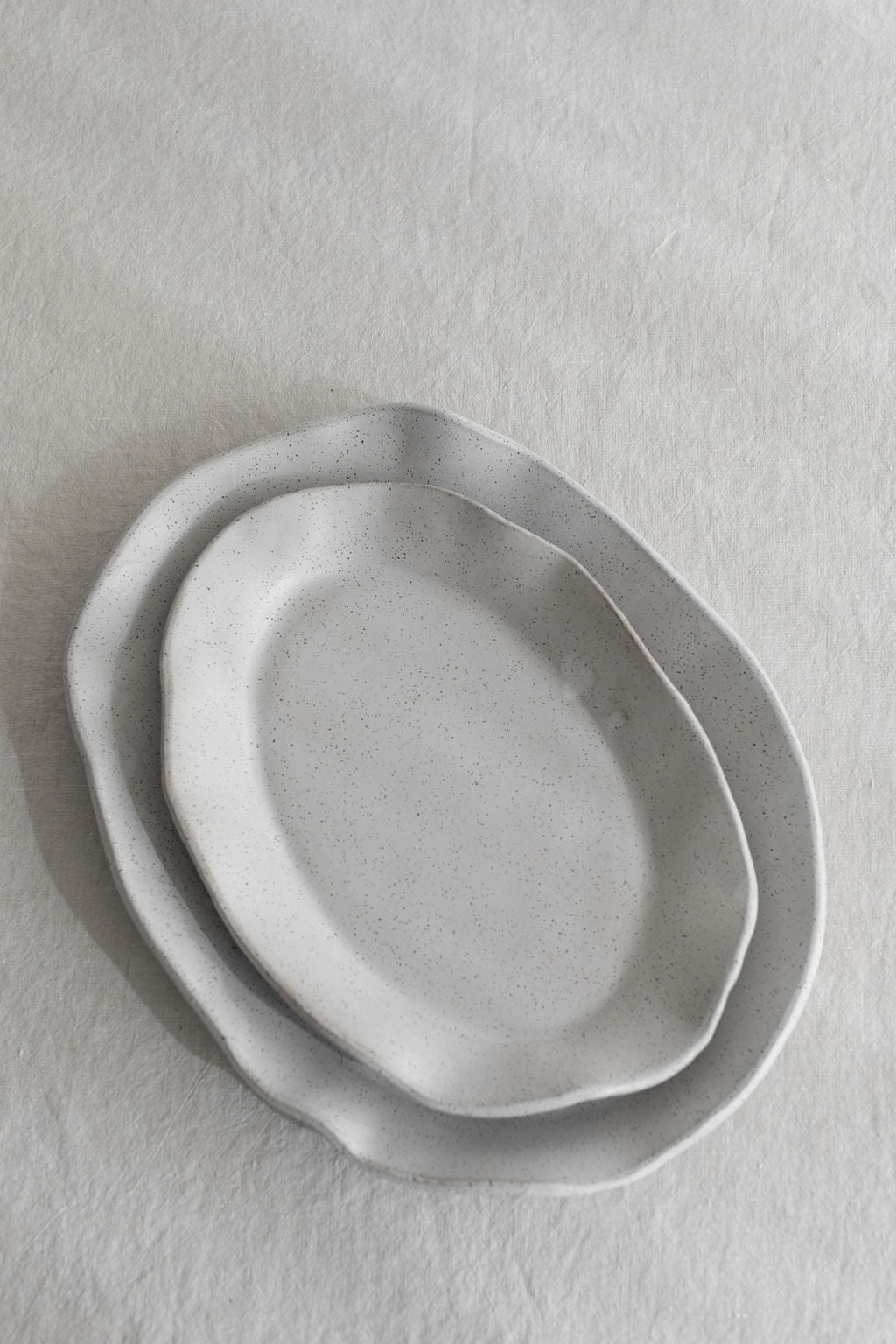 Speckled Oval Serving Platters