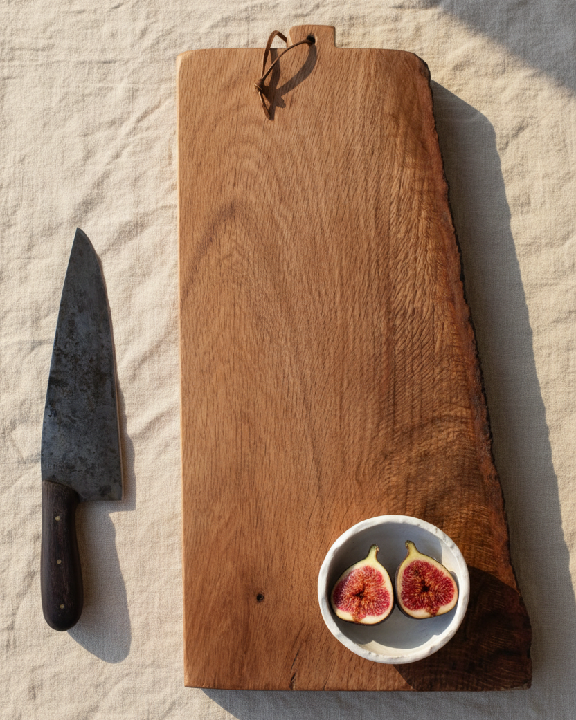 #412- California Black Honey Oak Serving Board