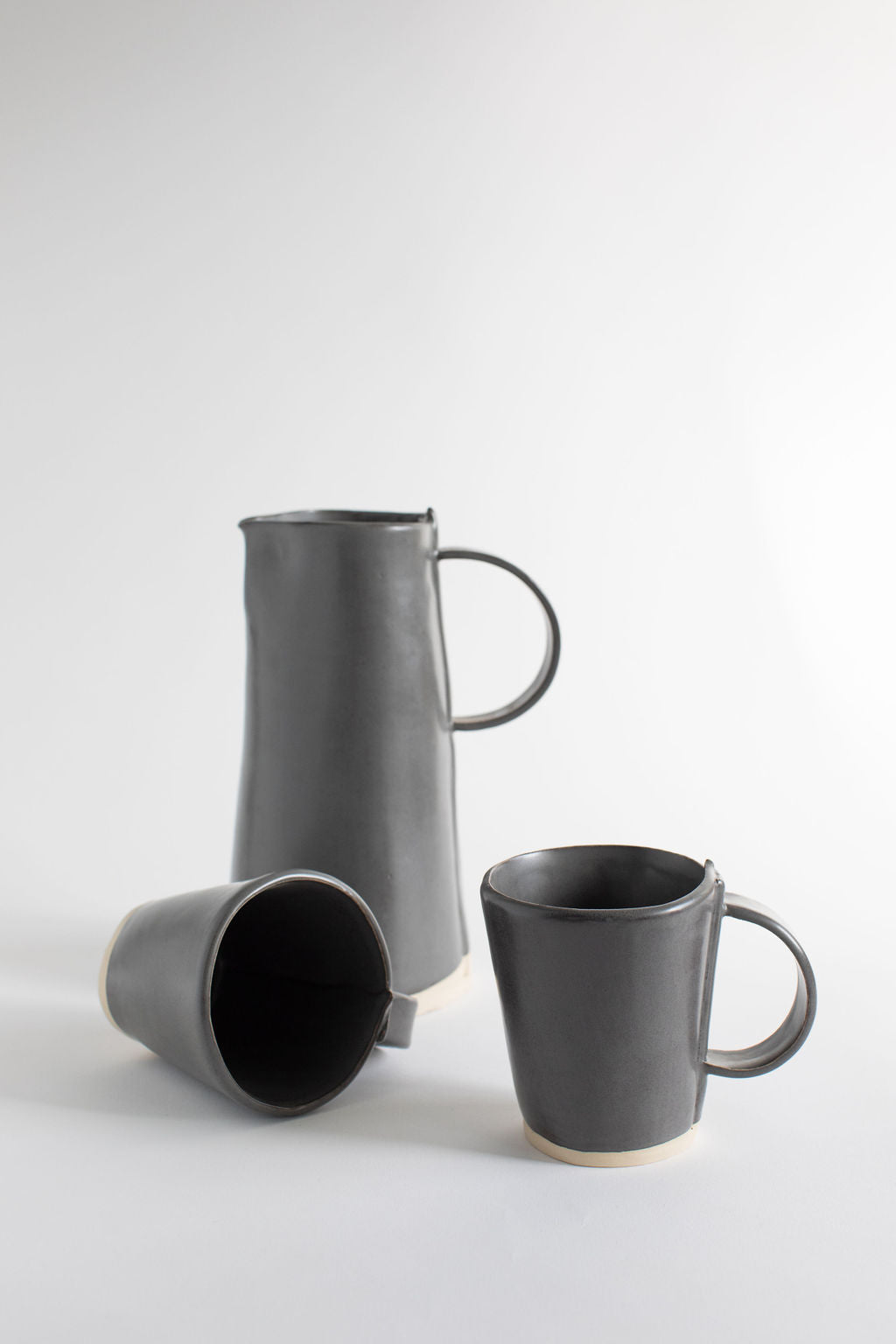 Charcoal Shino Flare Mug