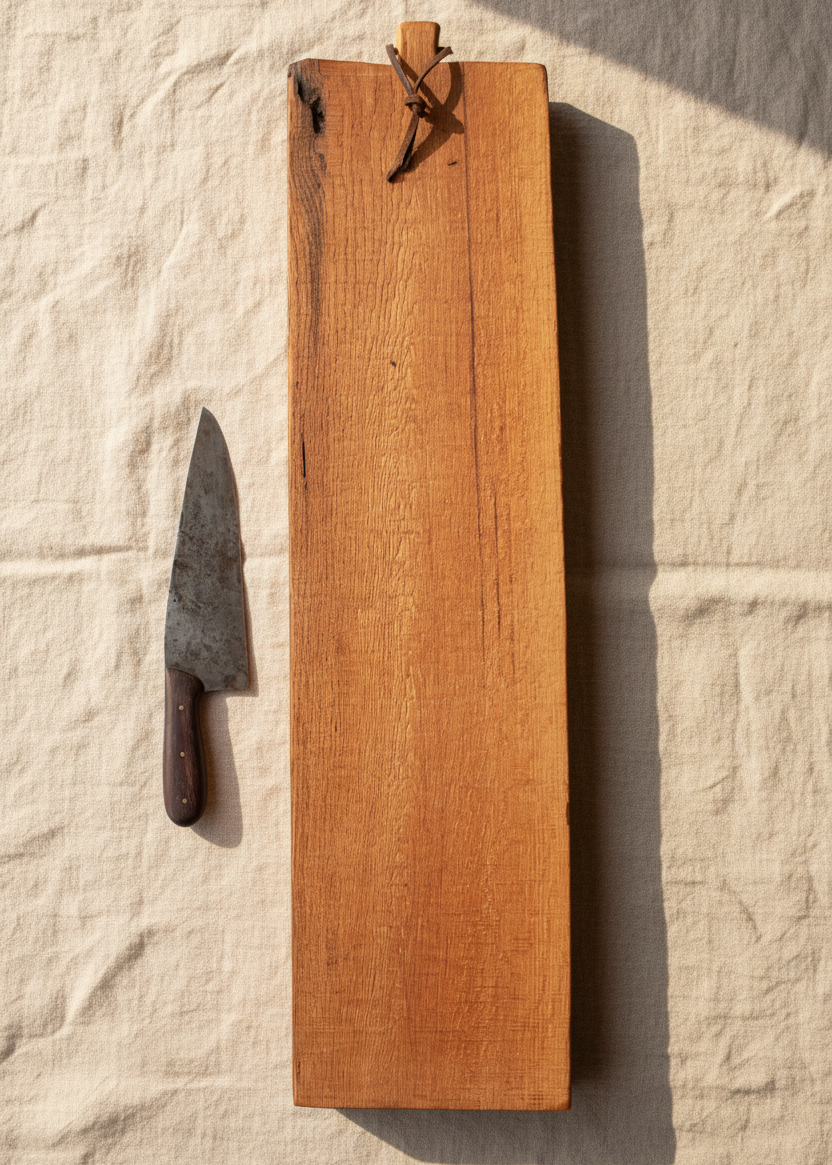 #126- Reclaimed Oak Serving Board