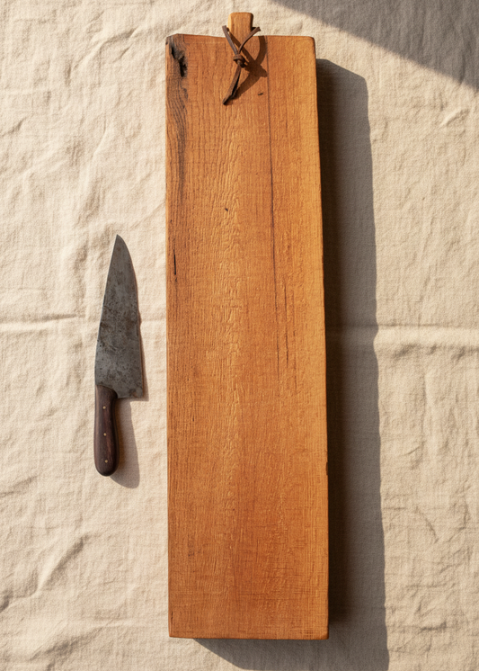 #126- Reclaimed Oak Serving Board