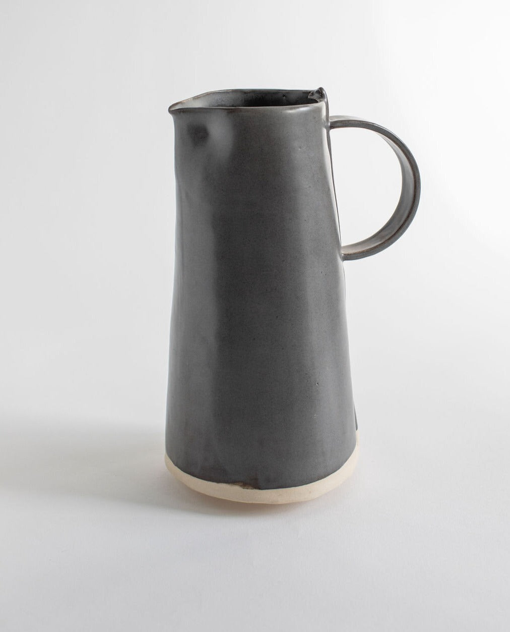 Charcoal Shino Beverage Pitcher